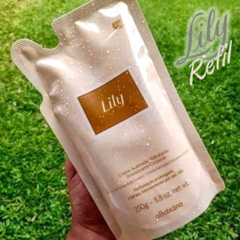 Refil Creme Acetinado Desodorante Hidratante Corporal Lily 250g