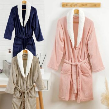 Roupao Flannel com Sherpa - Casa e Conforto