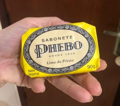 Sabonete Lima da Pérsia, PHEBO, Amarelo, 90g
