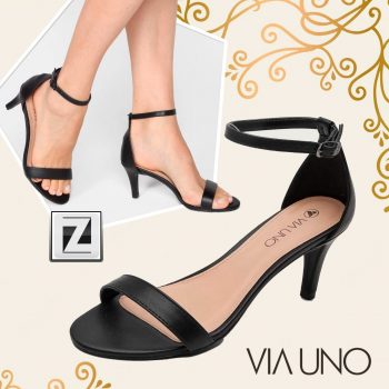 Sandália Via Uno Salto Fino Médio Feminina