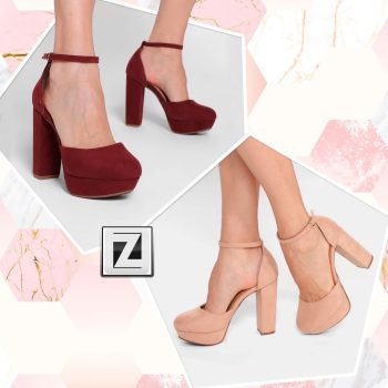 Scarpin Griffe Meia Pata Salto Alto