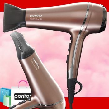 Secador de Cabelo Britânia BSC3000 Rose Gold 2000W - 220V