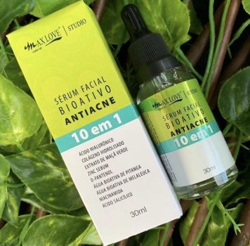 Serum Facial Bioativo Antiacne Antioleosidade Max Love, 30 ml (Pacote de 1)