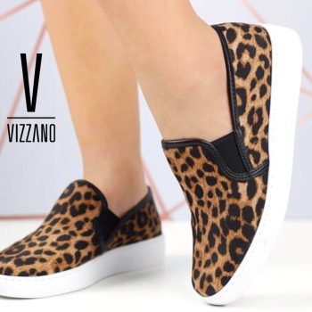 Slip On Vizzano Onça