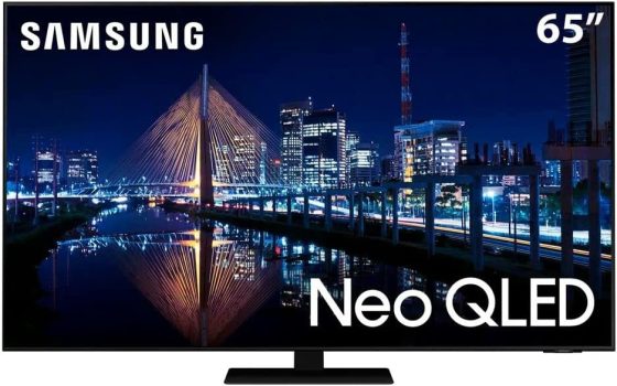 Smart Tv 65" Neo QLED 4K Samsung 65QN85A, Mini Led, Painel 120hz, Processador IA, Som em Movimento, Tela sem limites, Design slim, Alexa built in