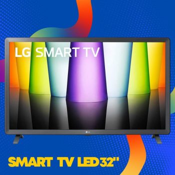 Smart TV LED 32" HD LG 32LQ621CBSB.AWZ - IA LG ThinQ, Alexa built-in