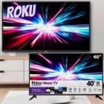 Smart TV LED 40” HD Philco PTV40G65RCH Roku TV Dolby Audio Led