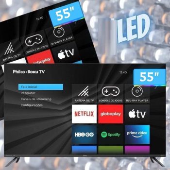 Smart TV Philco Roku 55” UHD 4K - PTV55G52R2C