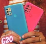 Smartphone Moto G20 64GB 4GB RAM 4G Wi-Fi Dual Chip Câmera Quádrupla Selfie 13MP Tela 6.5'' Pink