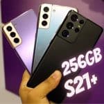 Smartphone Samsung Galaxy S21 Plus Phantom Silver 256GB + 8GB RAM Tela Infinita de 6.7