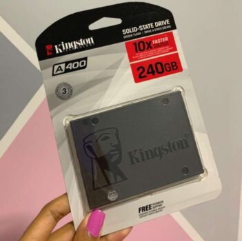 Ssd Kingston A400, 240 Gb, Sata, Leitura: 500mb/s E Gravação: 350mb/s - Sa400s37/240g