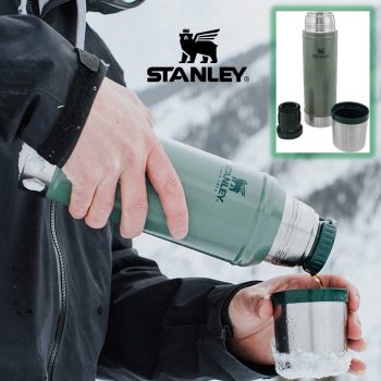 Stanley Garrafa Clássica Lendária Isolada a Vácuo 595 ml Hammertone Green