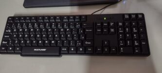 Teclado Slim Preto Usb Multilaser TC213