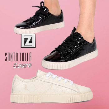 Tênis Couro Santa Lolla Show Nuvem Verniz Feminino