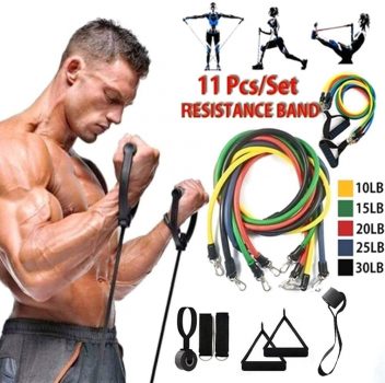 Tubing Kit 11 peças Elásticos para Exercício Extensor Funcional