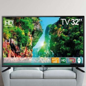 TV LED 32" HQ HQTV32 Resolução HD com Conversor Digital 2 HDMI 2 USB Recepção Digital