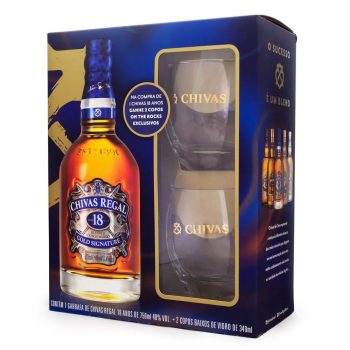 Whisky Chivas Regal 18 Anos + Caixa Gift