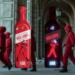 Whisky Escocês Johnnie Walker Red Label La Casa de Papel 750 ml