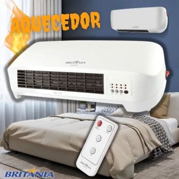 Aquecedor Elétrico Britânia 1500W BAQ2200B - 110V