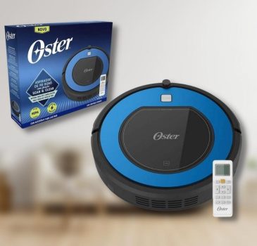 Aspirador de Pó Robô Oster OASP302 Preto - Bateria