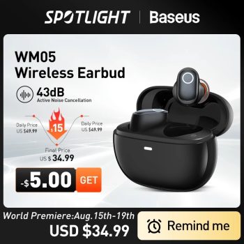 Baseus Bowie WM05 Cupom