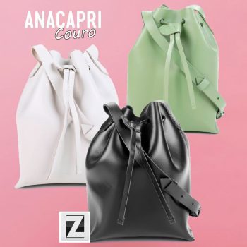 Bolsa Couro Anacapri Bucket Cora Feminina