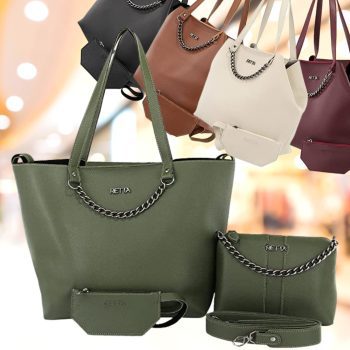 Bolsa Kit Feminina Sacola Necessarie e Porta Cartão Promoção RettaBolsa Kit Feminina Sacola Necessarie e Porta Cartão Promoção Retta