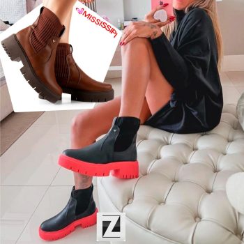 Bota Chelsea Mississipi Tratorada Feminina