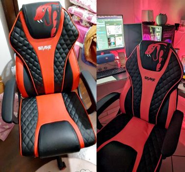 Cadeira Gamer Snake Naja Vermelha