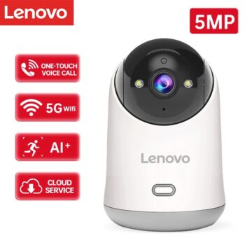 Câmera de Segurança Lenovo 5G Wifi 5MP