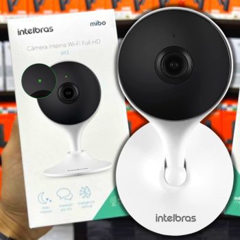 Câmera Inteligente Interna Wi-fi Full HD iM3 C Intelbras Branco