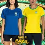 Camiseta do Brasil CBF Torcedora - Feminina