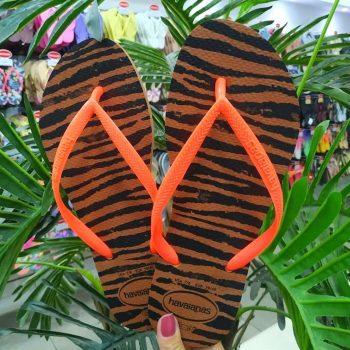 Chinelo Slim Animals, Havaianas, Feminino
