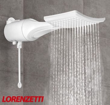 Chuveiro Lorenzetti Loren Shower Multitemperaturas 7500W – Branco – 220V