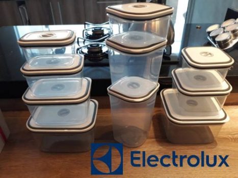 Conjunto de Potes 10 Peças Electrolux em Polipropileno com Fechamento Hermético