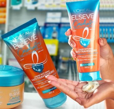 Creme Noturno Anti-Travesseiro L'Oréal Paris Elseve Cachos Longos dos Sonhos, 200ml