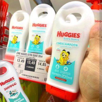 Desconto progressivo em Condicionador , Shampoo ,Colônia, Sabonete Líquido Infantil Huggies