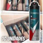 Desodorante Antitranspirante Aerosol Masculino Rexona Antibacterial + Invisible 72 horas 150ml (A embalagem pode variar)