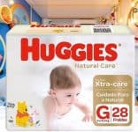 Fralda Huggies NATURAL CARE G 28 unidades