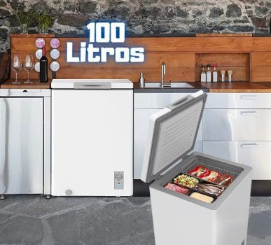 Freezer Horizontal Midea 100L Branco CFA10B1 127V