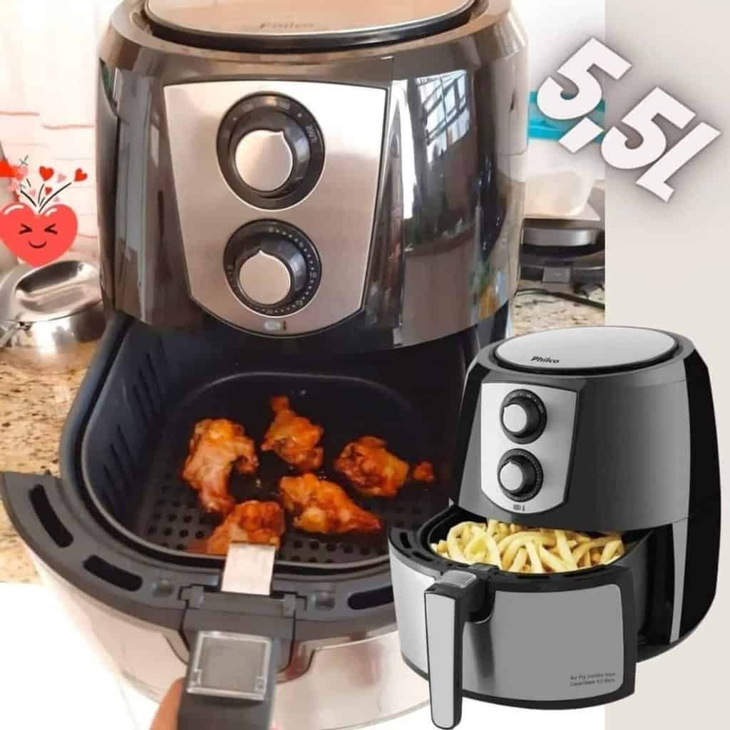 Fritadeira Air Fry Philco PRF06PI Inox