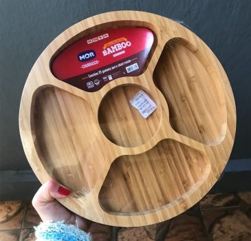 Gamela Com 5 Divisórias Bamboo Mor