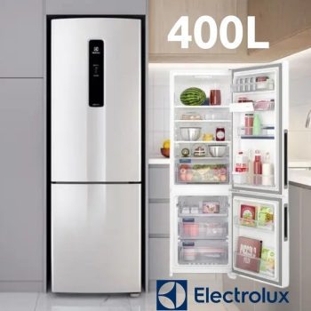 Geladeira Electrolux Frost Free 400L Inverse com AutoSense Branca (DB44)