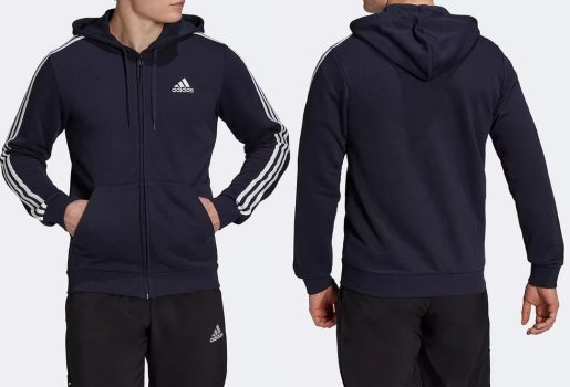Jaqueta Adidas Essentials 3 Listras Masculina