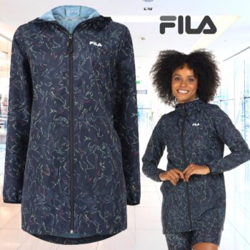 Jaqueta Parka Fila com Capuz Printed - Feminina