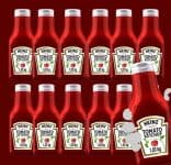 Kit 12 Ketchups Heinz Tradicional 1, 033Kg