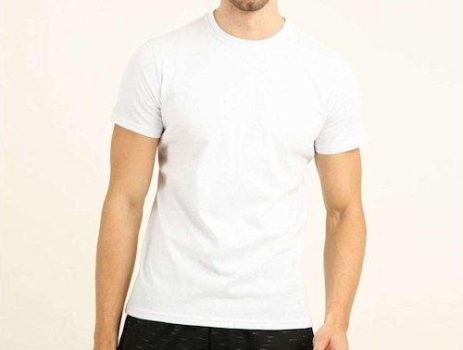 Kit 5 Camisetas Masculinas Básicas Manga Curta