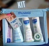 Kit Minis Mustela Bebê e Criança (Água de Limpeza + Hydra Bebê + Gel Lavante + Creme Vitaminado Preventivo de Assaduras) Edição limitada, Tamanho prático para levar para qualquer lugar, Mustela Bebê