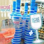 Kit Vinho Rosé Piscine Copacabana 750Ml Com Taça