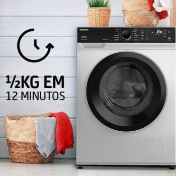 Lava e Seca Toshiba 11Kg Greatwaves Branca 127 Volts